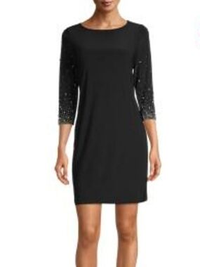 Nicole Miller Dress with Sleeve Embellishments